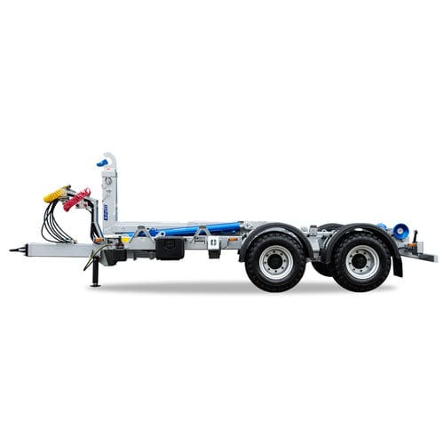 Carreta porta-contêiner - TN CTS 10-45-S  - CTS-servis, a.s.  - para equipamento industrial / com 2 eixos / agrícola