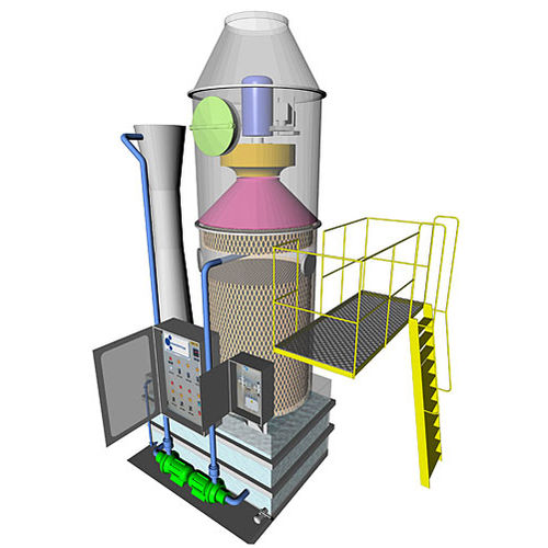 Lavador de gases Venturi - VTW-f® series - Ecochimica System - de via úmida / químico / de alta performance
