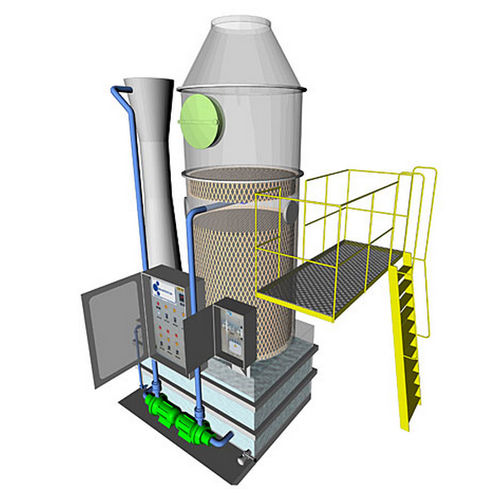 Lavador de gases Venturi - VTW® series - Ecochimica System - de via úmida / químico / de alta performance