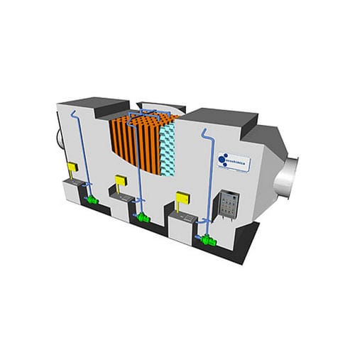 Lavador de gases de via úmida - HR-3® series - Ecochimica System - químico / de 2 estágios