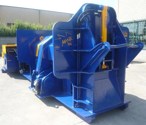 Prensa enfardadeira para sucata - MANTA 54 - ECOTECNICA S.R.L.  - vertical / com abertura superior