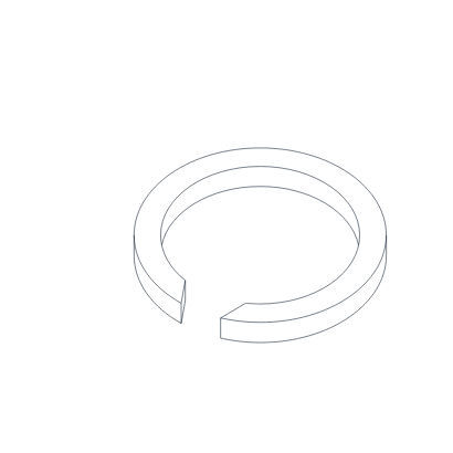 Anel de retenção externo - HELICAL