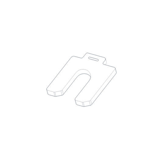 Calço em material plástico - HELICAL - para alinhamento / maciço