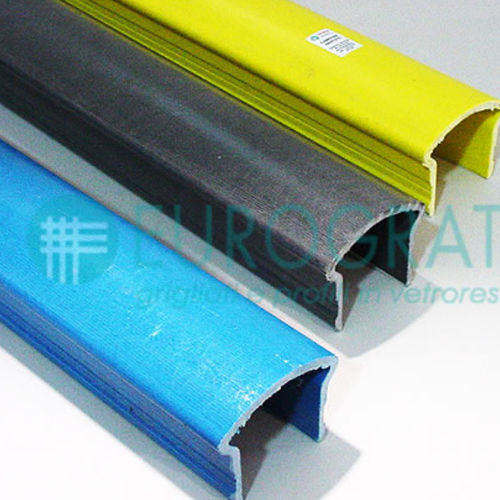 Perfil pultrudido - EUROGRATE GRP GRATING AND PROFILES - vinílico / em poliéster reforçado com fibra de vidro / em PRFV