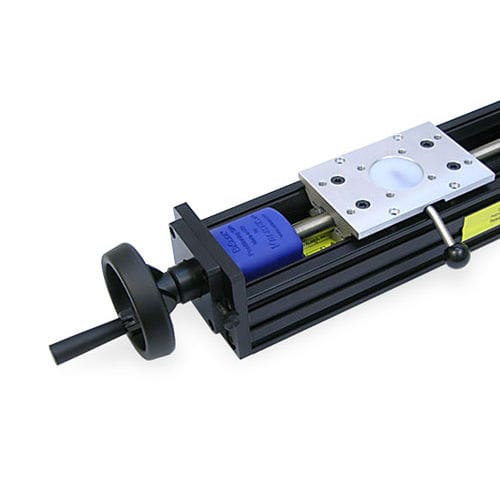 Mesa de coordenadas linear - BiSlide®MR10 series - VELMEX, Inc. - manual / de um eixo / tipo rabo de andorinha