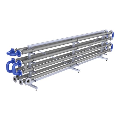Trocador de calor tubular - Pure flux P2 - HST Systemtechnik GmbH & Co. KG - líquido-líquido / para águas residuais