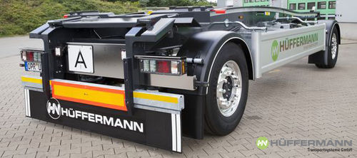 Carreta para veículos - HSA  - Hüffermann Transportsysteme GmbH  - com 2 eixos