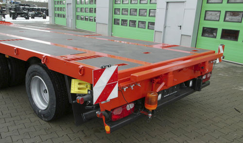 Carreta de obras - Multi-carrier type HPA - Hüffermann Transportsysteme GmbH  - com 3 eixos