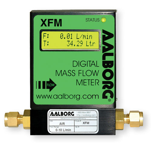 Medidor de vazão térmico - XFM series - Aalborg Instruments - de massa / para gás / em linha
