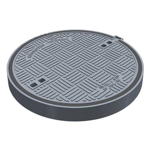 Tampa para caixa de passagem em ferro fundido - TITONpur 800 - HYDROTEC Technologies AG 