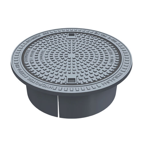 Tampa para caixa de passagem em ferro fundido - SCANDICpur SN 600 - HYDROTEC Technologies AG 