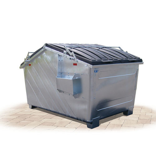 Contêiner de lixo em aço - FUB series  - IVB Umwelttechnik GmbH  - em material plástico / para resíduos industriais / com tampa