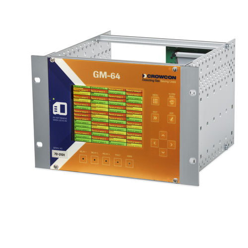 Central de detecção de gás multicanais - GM series - Crowcon Detection Instruments - com display LCD / endereçável