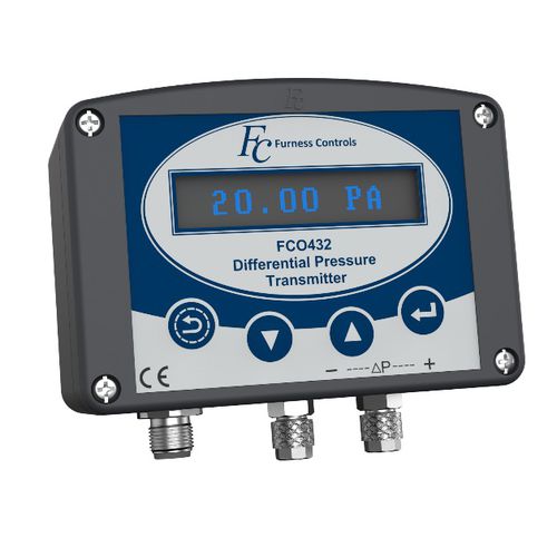 Transmissor de pressão diferencial - FCO432 - Furness Controls - capacitivo / 4–20 mA / com saída de corrente
