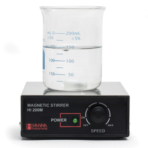 Agitador de laboratório magnético - HI200M - Hanna Instruments - digital / para béqueres / compacto
