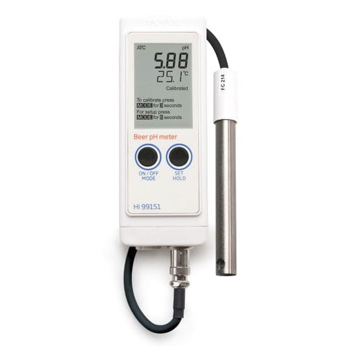 Medidor de pH portátil - HI99151 - Hanna Instruments - de processo / impermeável