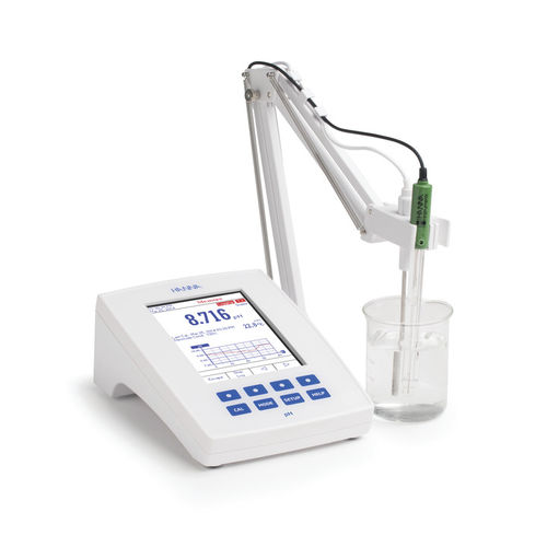 Medidor de pH de bancada - HI5221-01 - Hanna Instruments - de processo / digital / com compensação automática de temperatura