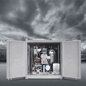 Sistema de aspiração industrial - ECOVAC  - KOKS Group b.v.  - fixo / com motor a diesel