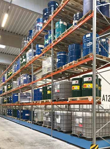 Sistema de armazenamento para tambores - LaCont Umwelttechnik GmbH  - porta-paletes