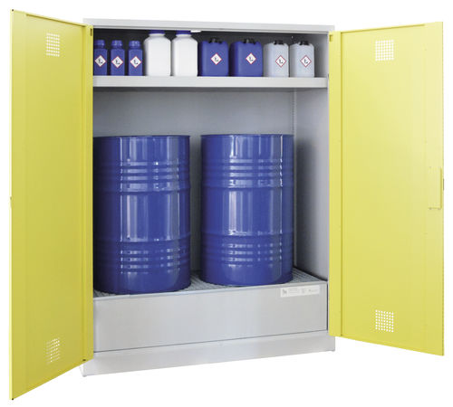 Armário de proteção ambiental - UWS-1FASS 200 P, UWS-2FASS 200 P - LaCont Umwelttechnik GmbH  - de piso / em aço / para tambores