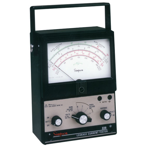 Testador de corrente de vazamento - 228 series - Simpson - de bateria / analógico