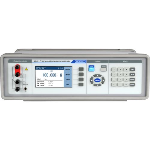 Caixa de décadas programável - M642 - Meatest spol. s r.o.  - controlada por computador / de resistências