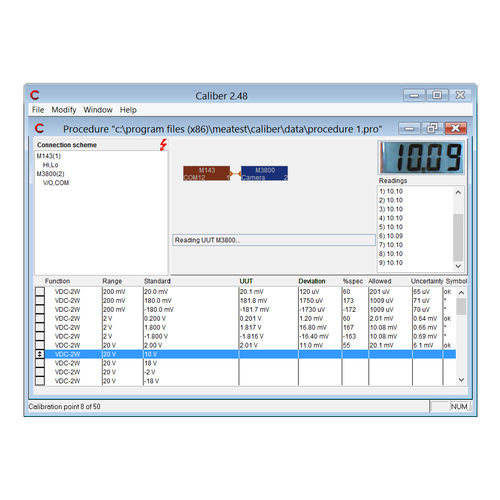 Software de medição - Caliber - Meatest spol. s r.o.  - de calibração / de laboratório / de sistema de medição