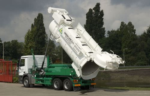 Caminhão sugador - Vacu-Press® 8000 ECO-3-as - Naaktgeboren Rotterdam B.V.  - com 3 eixos