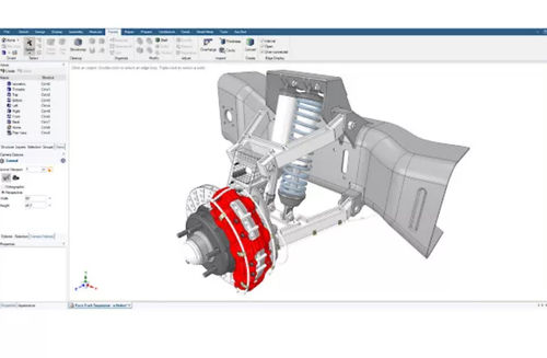 Software de análise - SpaceClaim - ANSYS - de interface / de simulação / de engenharia