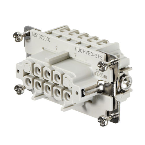 Conector de alimentação elétrica - HVE Series - Weidmüller - de parafuso / CA/CC / de tensão