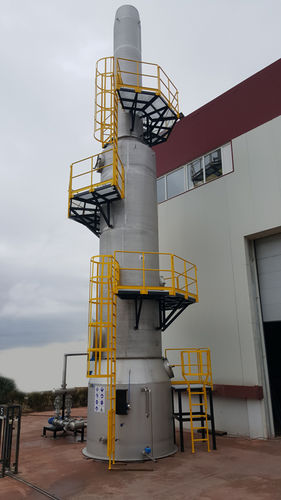 Lavador de gases Venturi - Santes Incinerator  - de via úmida / químico / biológico
