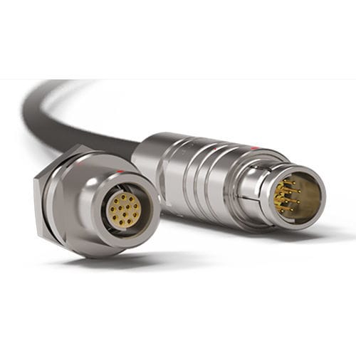 Conector em aço inoxidável - Fischer Core Series Stainless Steel - Fischer Connectors - de dados / de alimentação elétrica / híbrido