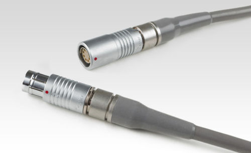 Cabo montado de transmissão de dados - Fischer Connectors - de distribuição de energia / circular / para aplicações médicas