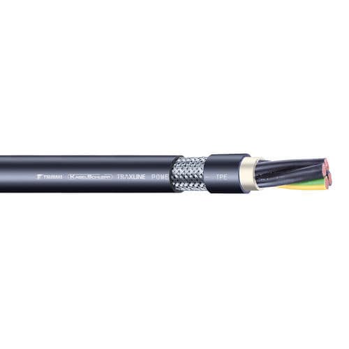 Cabo de alimentação - POWER 1000 C TPE 1 kV - TSUBAKI KABELSCHLEPP - isolado / resistente a óleo / resistente a UV