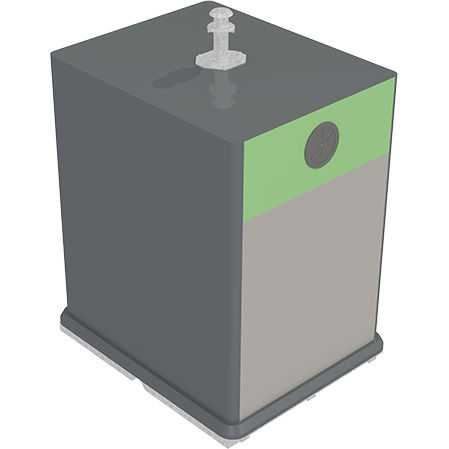 Contêiner de lixo em aço - MARTI - SULO Umwelttechnik GmbH  - para papel / de coleta seletiva / com sistema de segurança