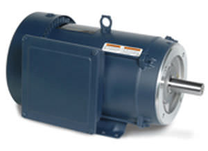 Motor assíncrono - 10 hp, 1 740 rpm, TEFC - LEESON Electric - CA / trifásico / 220 V