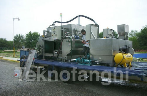 Filtro-prensa de esteira - MONOBELT® - Teknofanghi s.r.l.  - automático / para tratamento de efluentes / para tratamento de lodo