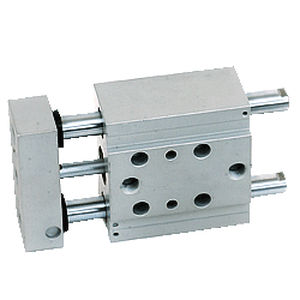 Unidade de guia linear com patim - GS series - Compact Automation Products - para cilindro / compacta / pneumática