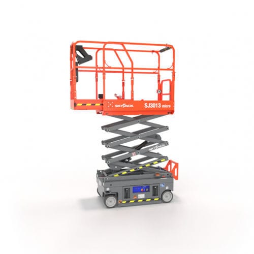 Plataforma elevatória tipo tesoura móvel - SJ3013 MICRO - Skyjack - elétrica / para corredores estreitos