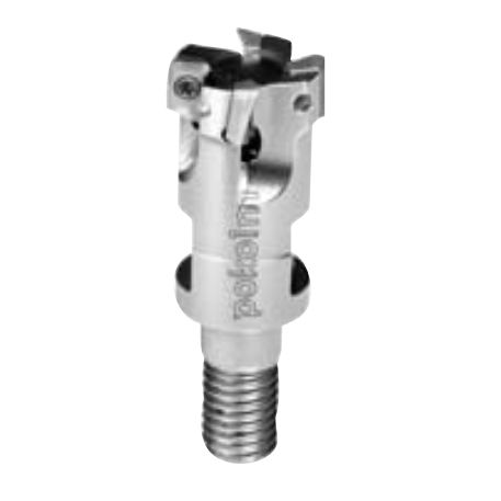 Fresa de dois tamanhos - Nanoworx - POKOLM Frästechnik GmbH & Co. KG - com pastilhas de corte / de desbaste