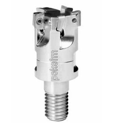 Fresa de dois tamanhos - SLOTWORX® S - POKOLM Frästechnik GmbH & Co. KG - de topo / com pastilhas intercambiáveis / de desbaste