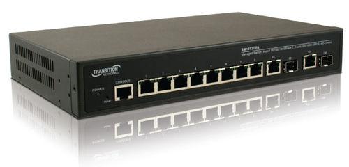 Switch de rede gerenciável - SM10T2DPA - Nom du compte Lantronix - 8 portas