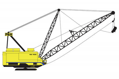 Escavadeira grande - 9020C - KOMATSU FORKLIFT - de esteiras / para minas e pedreiras / de longo alcance