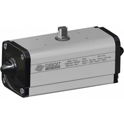 Atuador de válvula pneumático - DA series - OMAL Spa - rotativo / de pistão / com acionamento direto