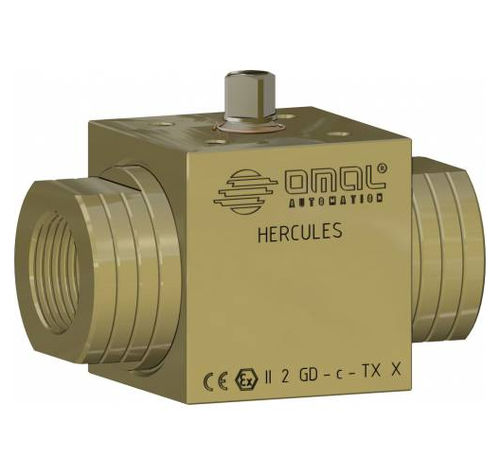 Válvula de esfera - HERCULES - OMAL Spa - de alavanca / de petróleo / para gás