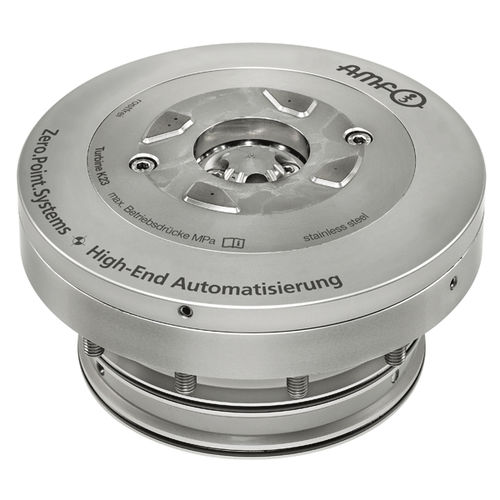 Cilindro de fixação ponto zero com turbina para instalações automatizadas - 6102H - ANDREAS MAIER GmbH & Co. KG (AMF) - rápido