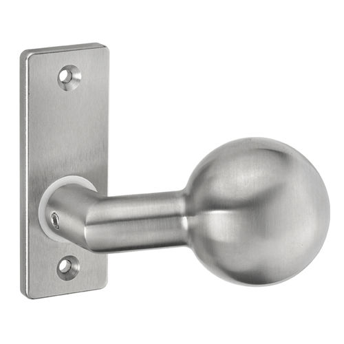 Puxador de porta com fechadura - 438 series - ANDREAS MAIER GmbH & Co. KG (AMF) - em aço inoxidável / em L