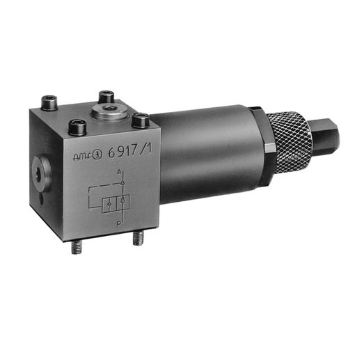 Válvula de pistão - 6917-1 - ANDREAS MAIER GmbH & Co. KG (AMF) - de acionamento hidráulico / redutora de pressão / shut-off