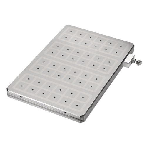 Placa de fixação quadrada - 2950-50 - ANDREAS MAIER GmbH & Co. KG (AMF) - magnética