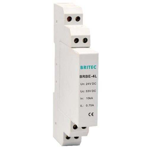 Dispositivo de proteção contra surtos de tipo 2 - BRBE-4L series - Britec Electric Co., Ltd - para transmissão de sinal / de instalação elétrica / para centro de dados